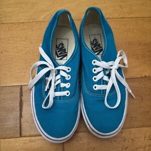Teal Blue/Green Vans - Men’s 4.5, Women’s 6.5 - Great Condition